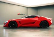 Stile Bertone Mantide, basado en el Corvette ZR1