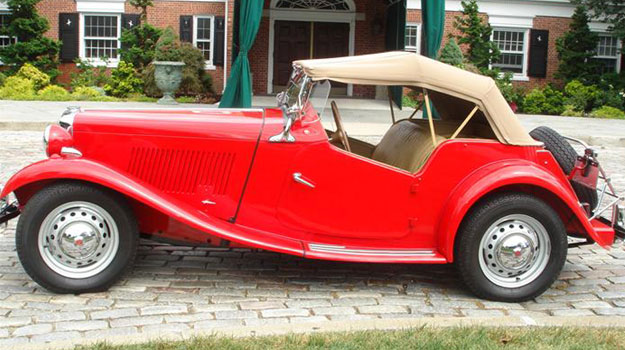 A subasta el MG Roadster TD de Marylin Monroe