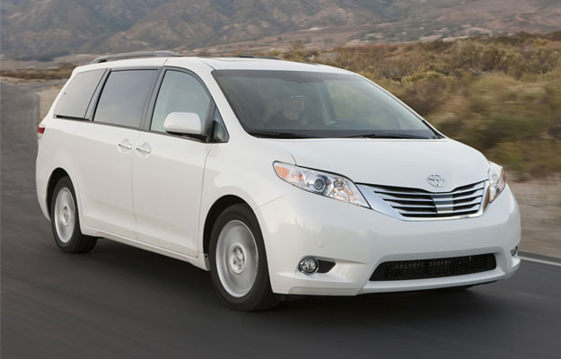 Las minivans más vendidas en EUA