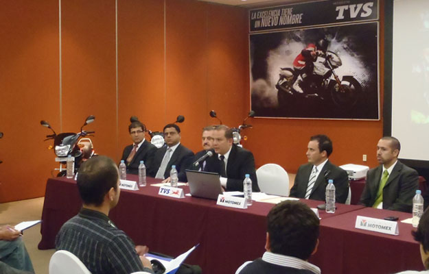 Motocicletas TVS llegan a México