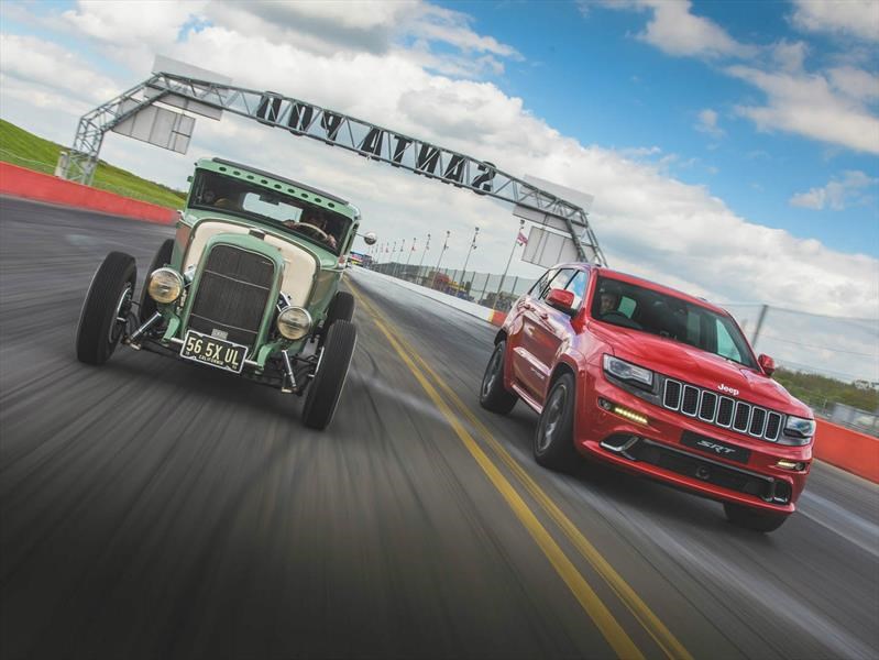 Video: Jeep Grand Cherokee SRT vs Hot Rod ¿Quién gana?