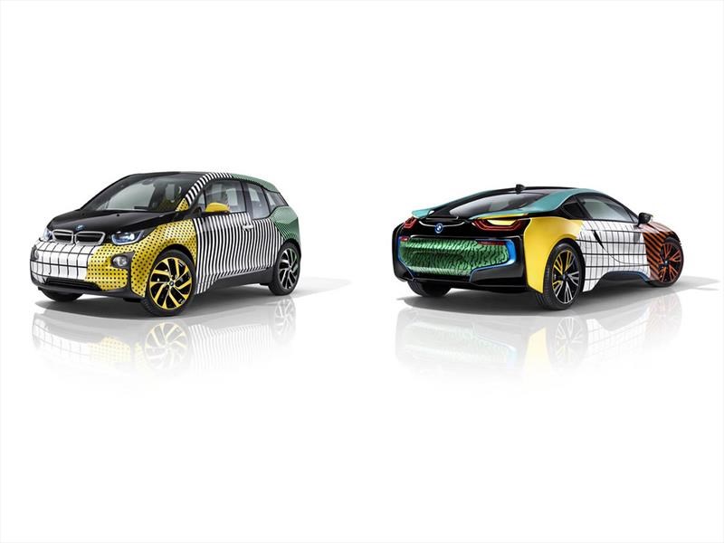 BMW le da color con sus nuevos i3 e i8 Memphis Style