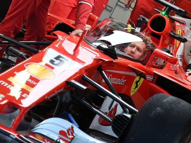 F1 2017: Vettel se mareó tras montar The Shield en las pruebas de Silverstone