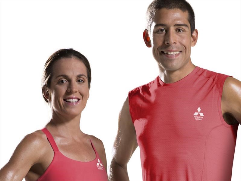 Embajadores de Mitsubishi calientan motores para el Ironman de Pucón