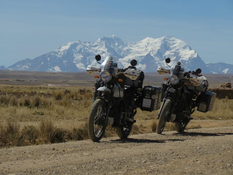Viajando por toda Suramérica en una Himalayan