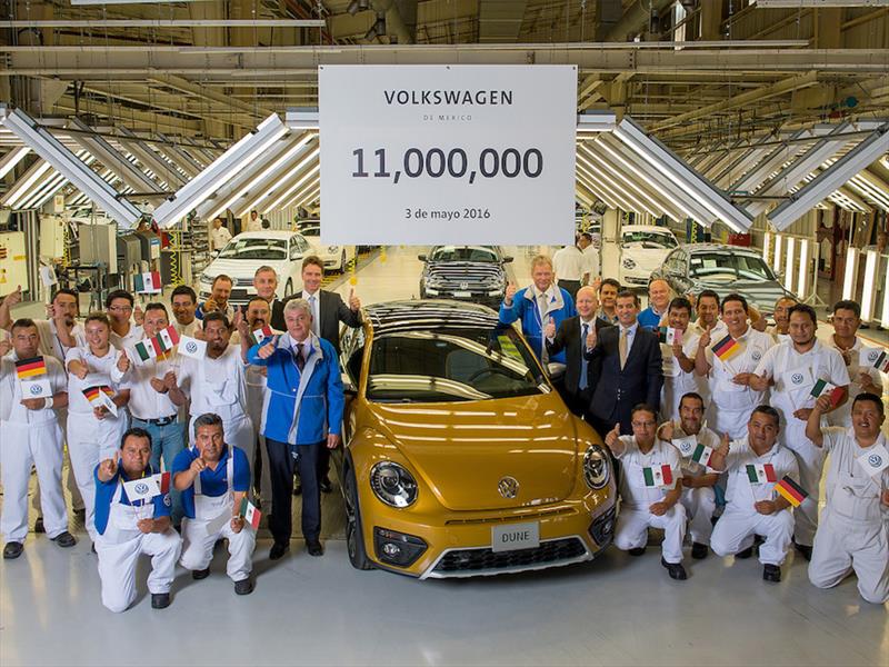 Volkswagen De M Xico Celebra La Producci N De Millones De Unidades