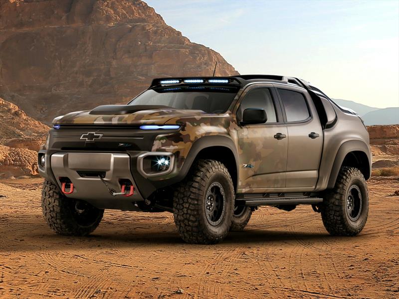 Chevrolet Colorado ZH2, militar y cero emisiones