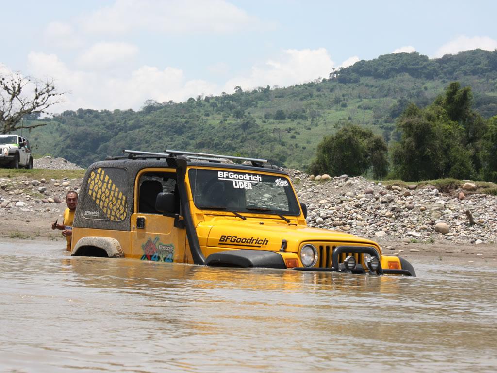 Snorkel en un 4x4