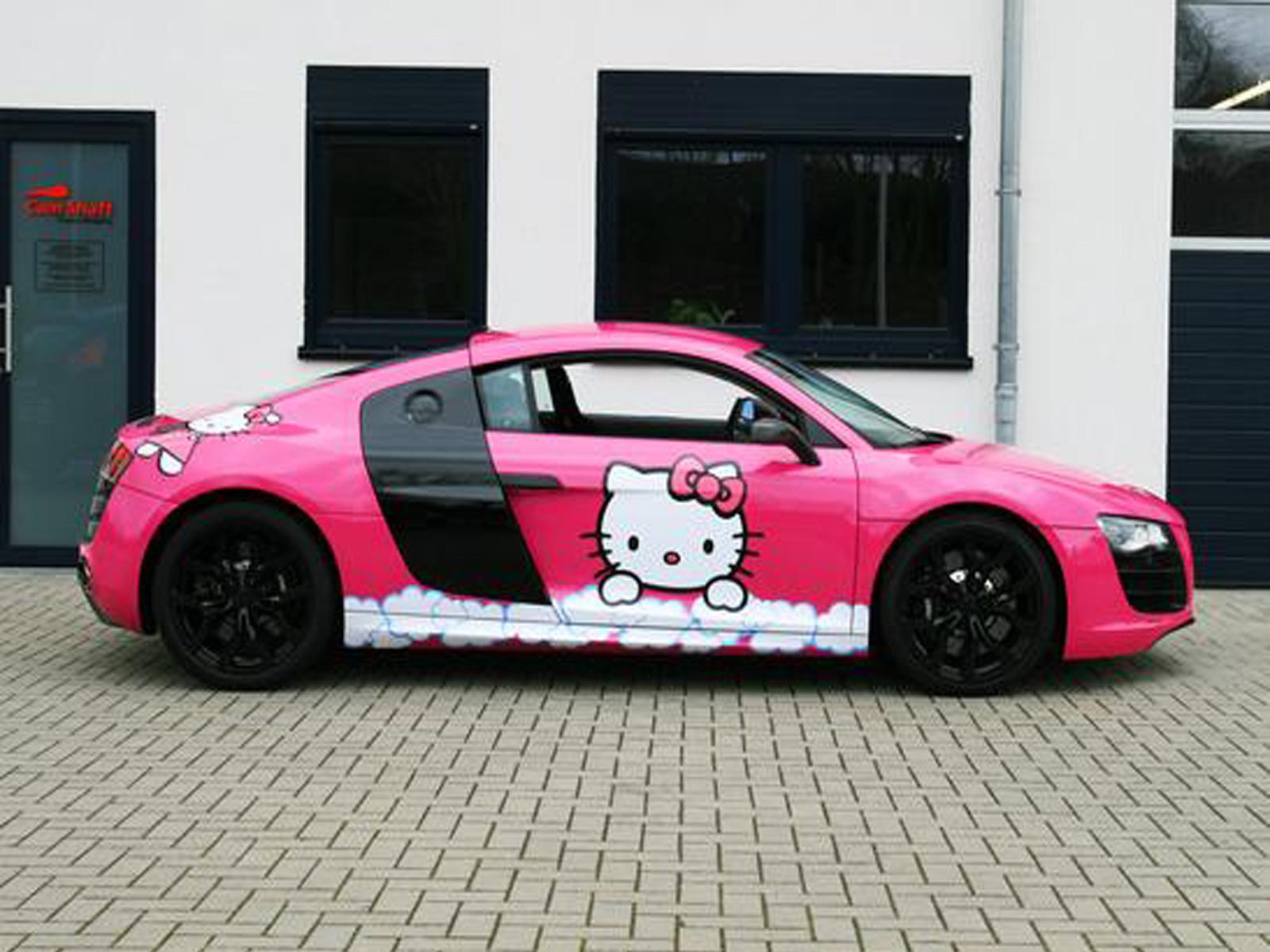 Audi r8 pink