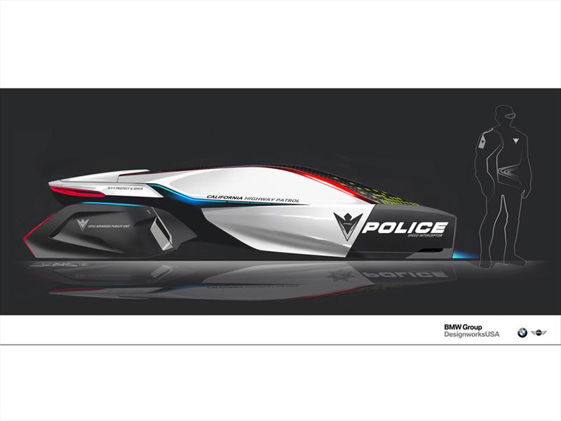 BMW E-Patrol (Human-Drone Pursuit Vehicle)