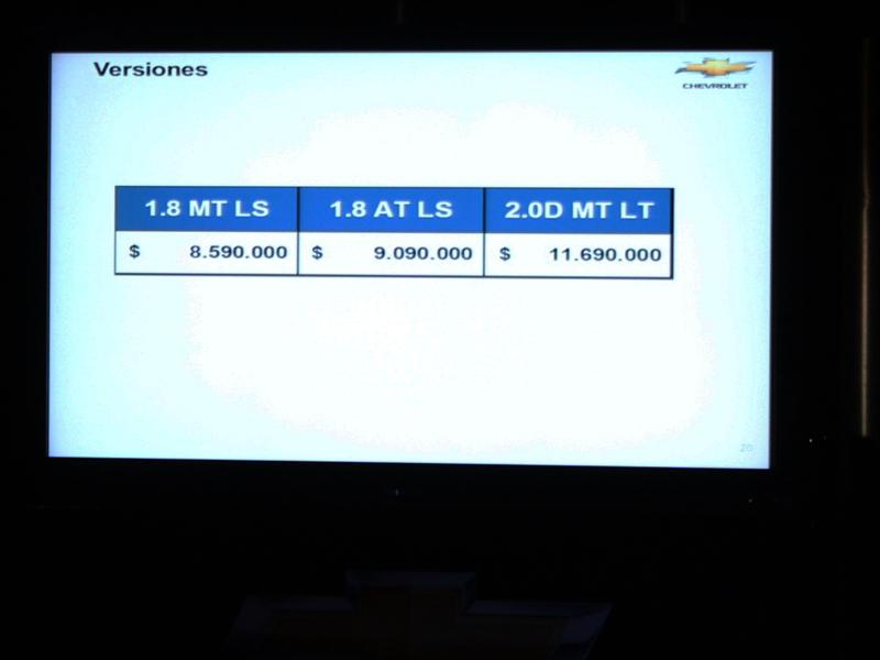 Chevrolet Cruze5 Lanzamiento en Chile