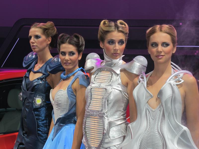 Las chicas del Salón de Frankfurt 2013