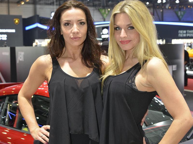 Las chicas del Salón de Ginebra 2013