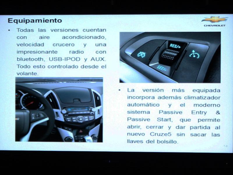 Chevrolet Cruze5 Lanzamiento en Chile