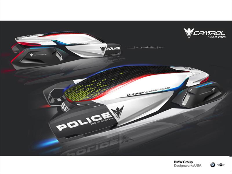 BMW E-Patrol (Human-Drone Pursuit Vehicle)