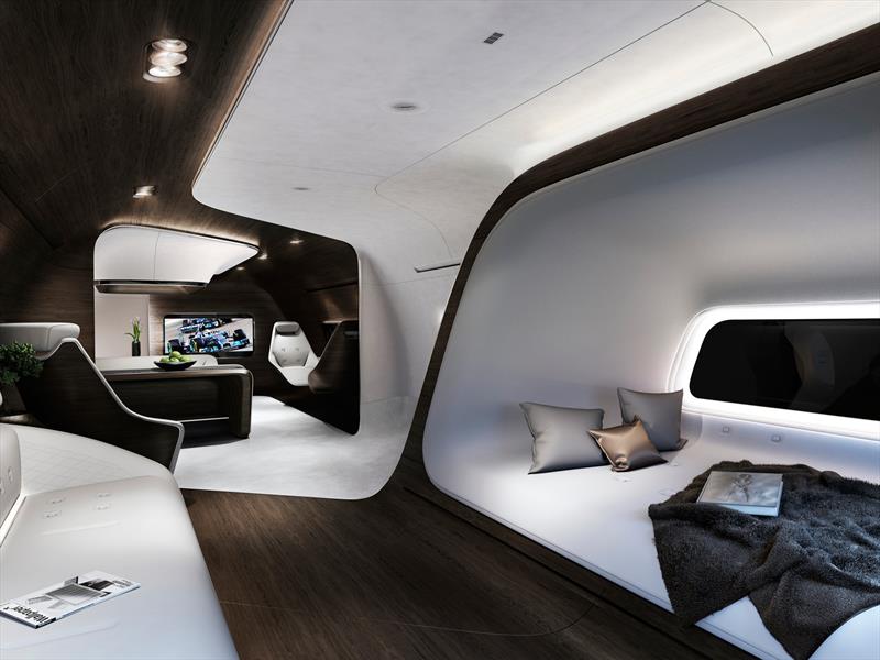 Cabinas para jets por Mercedes-Benz y Lufthansa