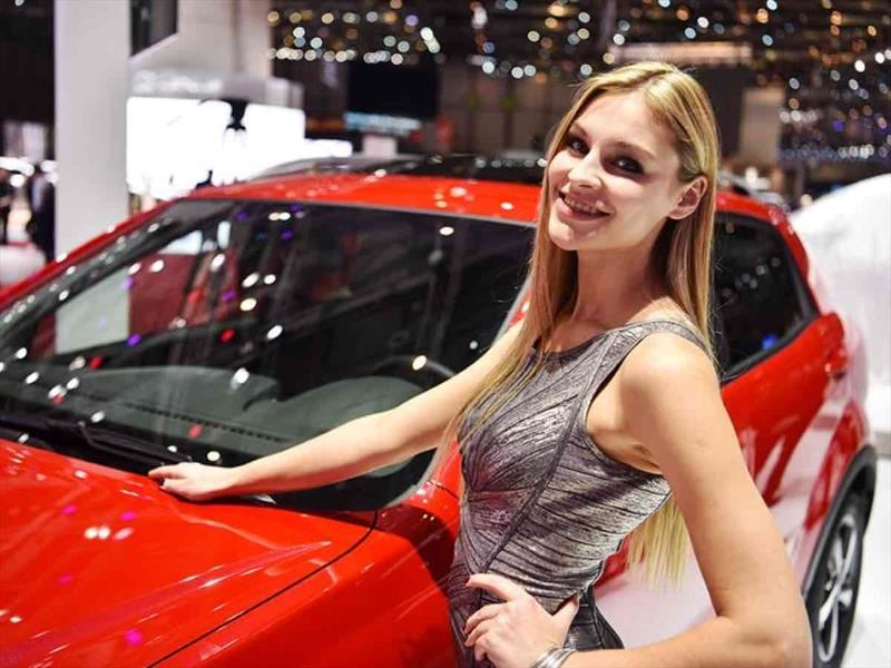 Las chicas del Auto Show de Ginebra 2017