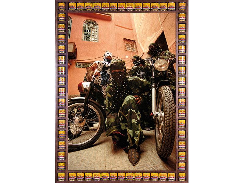 Mujeres motociclistas marroquíes