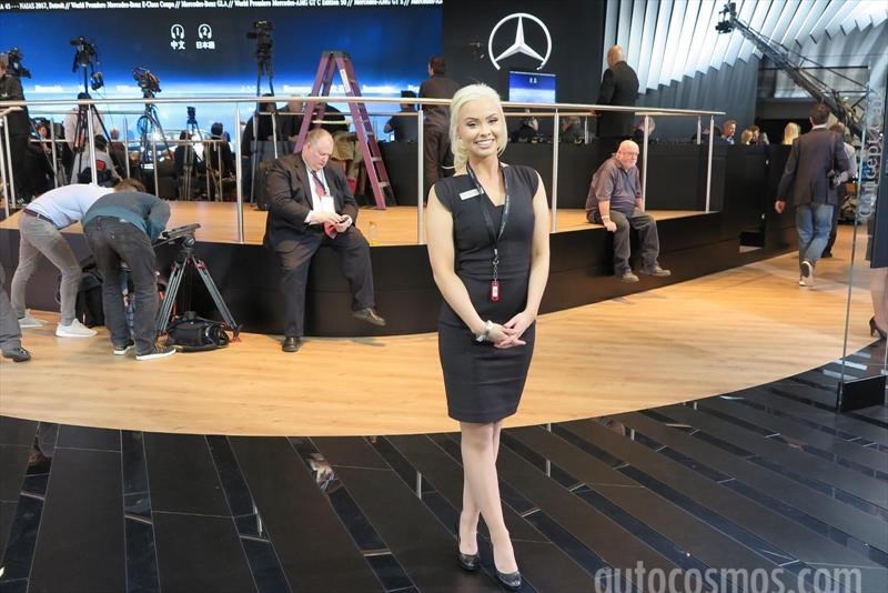 Las chicas del Salón de Detroit 2017