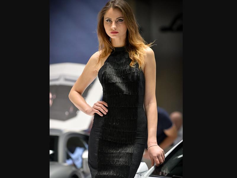 Las chicas del Salón de Ginebra 2014