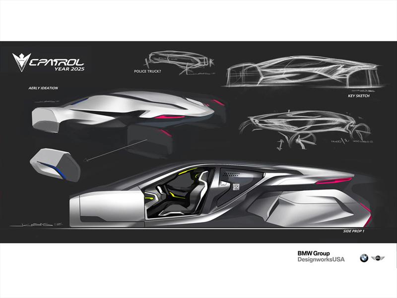 BMW E-Patrol (Human-Drone Pursuit Vehicle)