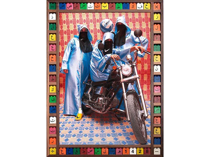 Mujeres motociclistas marroquíes