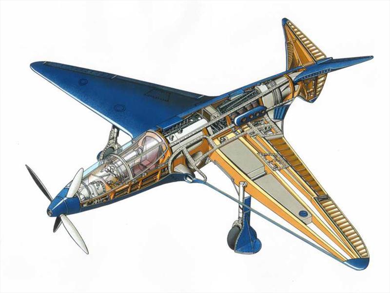 Bugatti 100P, el avión que nunca pudo volar