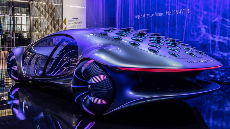 El Mercedes-Benz inspirado por Avatar sigue llamando la atención en Europa