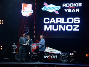 Carlos Muñoz, Novato del Año en la IndyCar 2014