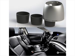 Este dispositivo evita que se derramen las bebidas en el auto