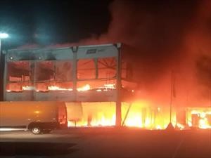 MotE 2019: Un incendio destruyó las motos eléctricas