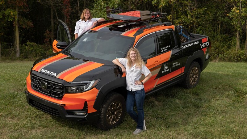 Honda HPD Ridgeline, una pickup de rally conducida y navegada por mujeres