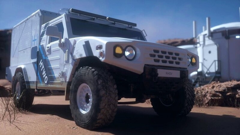 RHGV Concept es un vehículo de hidrógeno de rescate desarrollado por Hyundai Motor Group