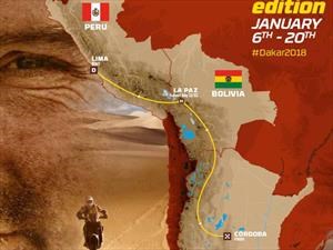 Así queda la ruta del Dakar 2018