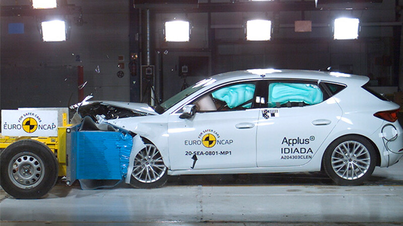 SEAT León obtiene las mejores notas en las pruebas de EuroNCAP