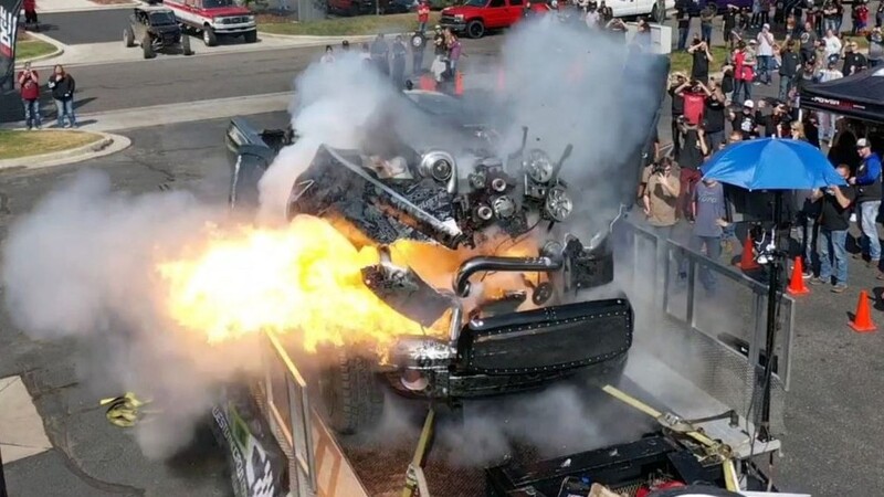 Explota motor de 3.000 hp en prueba de dinamómetro