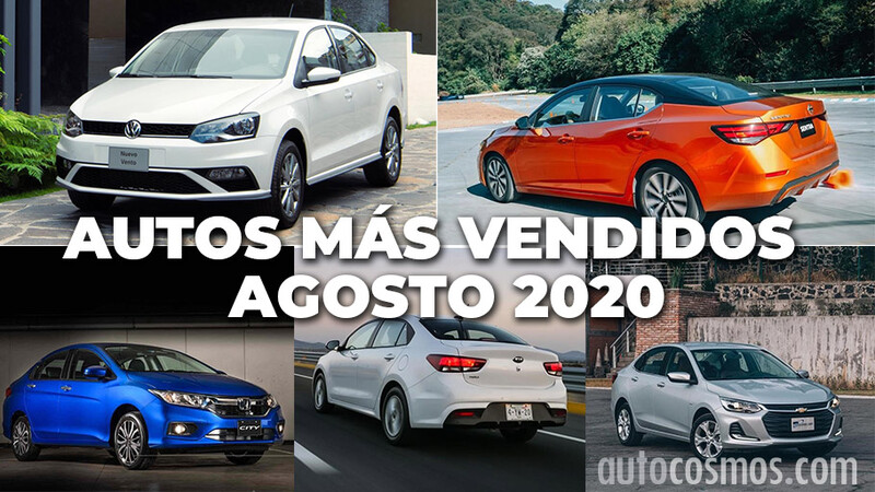 Los 10 autos más vendidos en agosto 2020