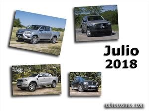 Top 10: Las pick-ups más vendidas de Argentina en julio de 2018