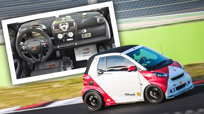 El dueño de este Smart homenajea a Senna con su auto