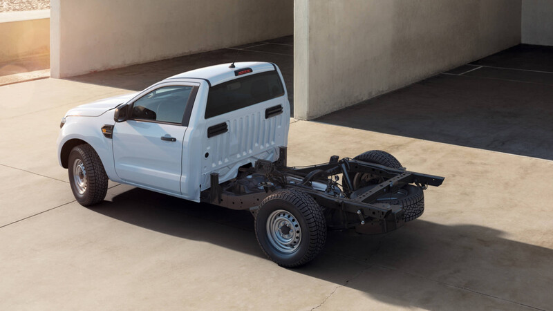 Ford Ranger aparece en versión chasis cabina