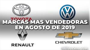 Top 10: las marcas más vendedoras de Argentina en agosto de 2019