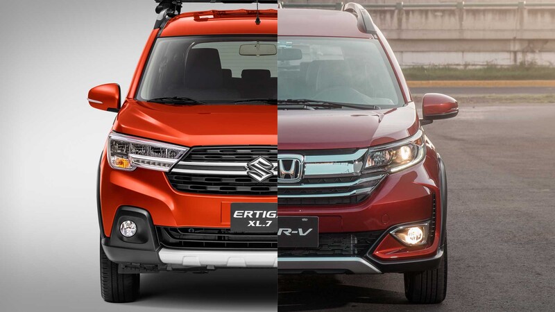 Suzuki Ertiga XL7 vs Honda BR-V, ¿cuál es mejor para 7 pasajeros?