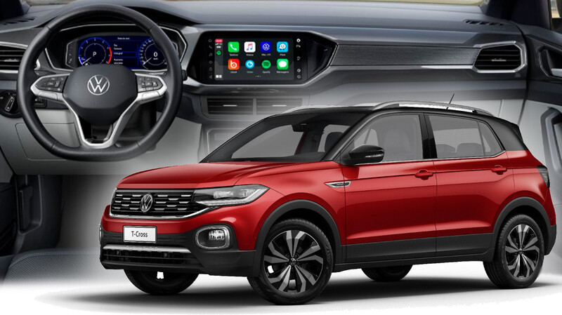 Volkswagen T-Cross suma instrumental digital de 8 pulgadas