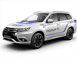 Mitsubishi Outlander PHEV, nuevo carro de la policía ucraniana