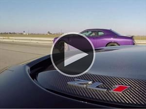 Challenger SRT Hellcat Vs Camaro ZL1, duelo de Titanes