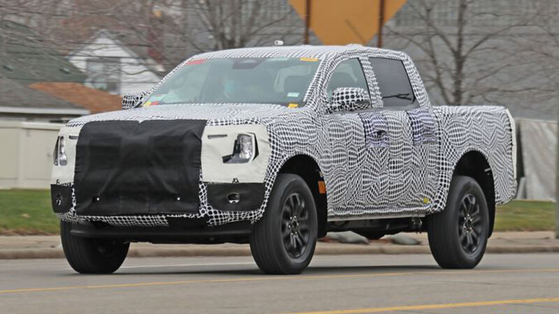Espían a la nueva generación de la Ford Ranger
