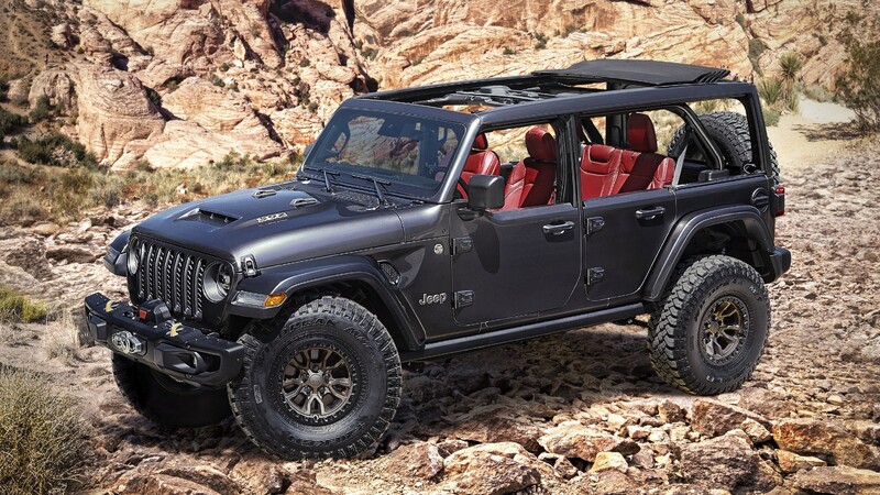 Jeep Wrangler Rubicon 392 Concept deja ver una futura versión con motor V8