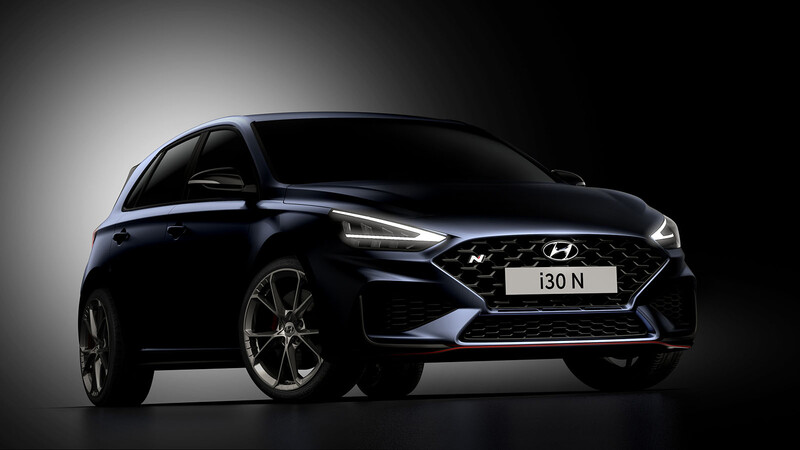 Hyundai i30 N 2021 comienza a asomarse con nuevo look y caja de doble embrague