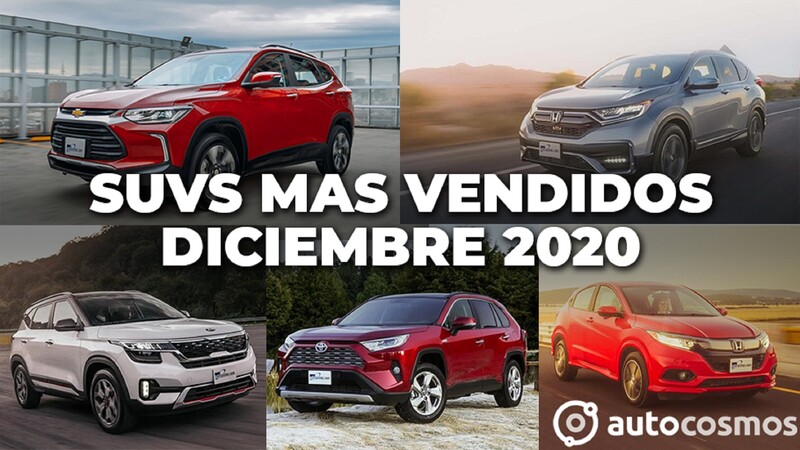 Los 10 SUVs más vendidos en diciembre 2020