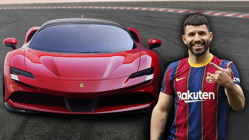 El Kun Agüero se compró la Ferrari más potente de todas